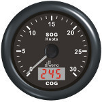 Gps Speedo Komp Schw 30kn/54km