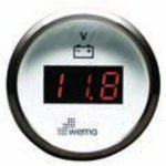 Silber Serie Voltmeter Led 12v Weiß