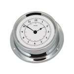 Uhr 100x125mm Verchromt