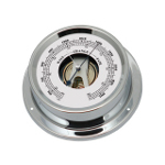 Barometer 100x125mm Verchromt