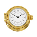 Uhr 84x115mm Messing Massiv