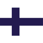 Flagge Sb Finnland 20x30cm