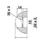 Zink Anode 1,2kg, Aufschraubar