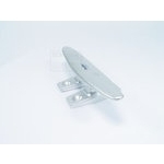 Klampe Aluminium Silber Eloxiert 12