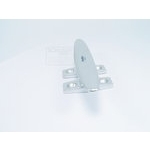 Klampe Aluminium Silber Eloxiert 15