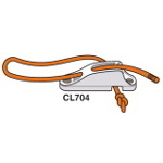 Clamcleat Cl704 Alu 3 6mm
