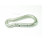 Karabinerhaken Mit Knick 80mm