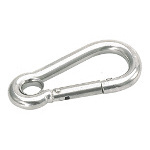 Karabinerhaken Mit Auge 100mm