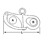 Schnappschäkel Mit Festem Aug 96mm