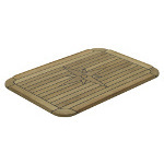 Teak Tischplatte 51x75cm