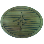 Teak Tischplatte 60x80cm