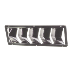 Lüfterrost Edelstahl 325x110mm