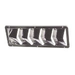 Lüfterrost Edelstahl 325x110mm