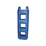 Treppenfender 3 Stufen Blau