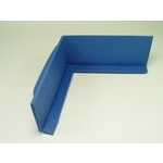 Stegfender Winkel 31x7x10cm Blau