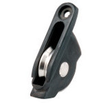Schmaler Fallrollenkasten 25x6mm Edelstahl Kugelg.