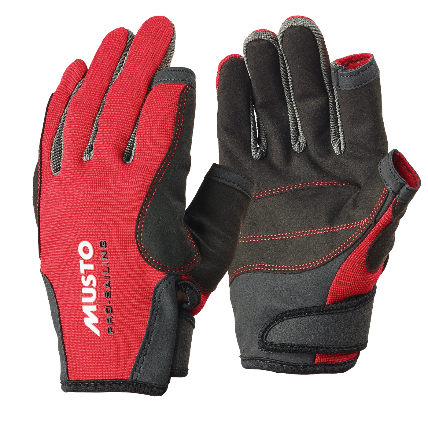 MUSTO Performance Handschuhe Winterhandschuh Fingerhandschuhe zwei Finger frei 