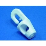 Kunststoffhaken F.4mm Weiss