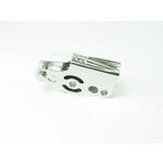 Block M.schlitzklemme U.splintbolz. 25 X 8mm Nylon