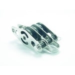 Dreifachblock Mit Hundsfott  25 X  8mm Nylon