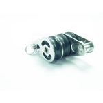 Dreifachblock Mit Hundsfott  25 X  8mm Nylon