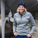 Damen Strick Fleece Größe: 10 (36)