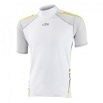 Gill Herren Uv Sport Rash Vest   Kurzarm White Silver Größe: L