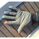 Segelhandschuhe Rote Naht 2 Finger Geschnitten Grösse L